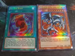 Yu-Gi-Oh Fan Made Orica - Red Eyes Black Metal Dragon & Fusion Set Ultra Rare - Image 1
