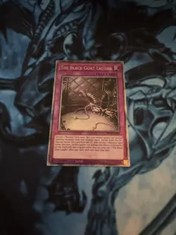 Yu-Gi-Oh! The Black Goat Laughs Quarter Century Secret Rare PHNI-EN078 - Image 1