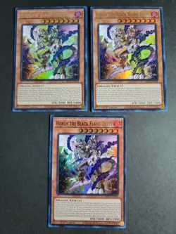 Horus the Black Flame Deity (X3) MP25-EN158 Ultra Rare Yugioh 2025 Mega Pack - Image 1