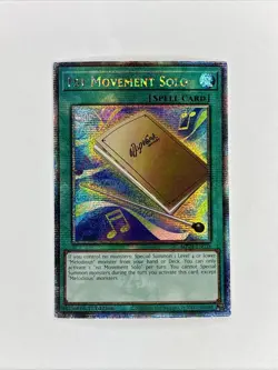 Yu Gi Oh 1st Movement Solo (MP24-EN038) Quarter Century Secret Rare (NM) - Image 1