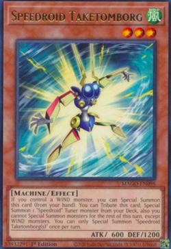 1X NM Speedroid Taketomborg - MAGO-EN098 - Rare 1st Edition yugioh singles - Image 1