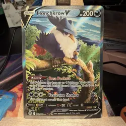 Honchkrow V 162/172 Brilliant Stars Alternate Art Holo Rare Pokemon TCG LP - Image 1