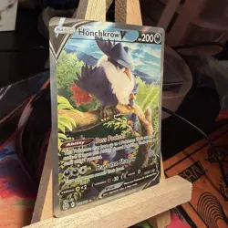 Honchkrow V 162/172 Brilliant Stars Alternate Art Holo Rare Pokemon TCG LP - Image 2