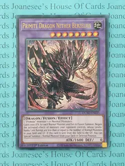 DUAD-EN035 Primite Dragon Nether Berzelius Ultra Rare Yu-Gi-Oh Card 1st Edit New - Image 1