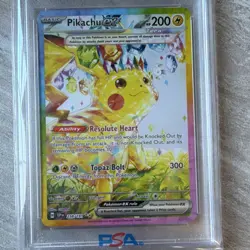 Pokemon Pikachu ex Full Art Special Illustration Rare Holo 238/191 PSA 8 2024 - Image 2
