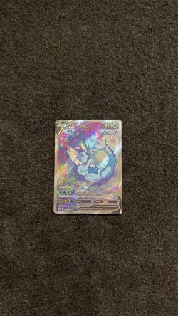 Pokemon Vaporeon V SWSH181 Sword & Shield Promo Rapid Strike Full Art Holo - Image 3
