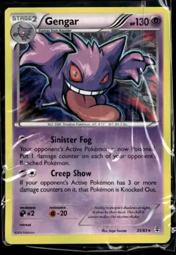 2016 Pokemon XY Generations 35 Gengar Holo LP - Image 1
