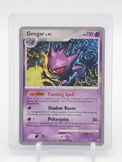 GENGAR POKEMON STORMFRONT HOLO RARE #18/100 WORLD CHAMPIONSHIPS 2009 B Q5677 - Image 1