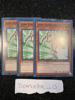 3x Yugioh! Junk Forward - LEHD-ENC09 - Common - 1st Edition NM/VLP Playset - Image 1