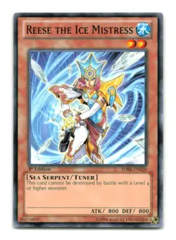 Reese the Ice Mistress - SDRE-EN020 1st Edition - YuGiOh-LP - Image 1