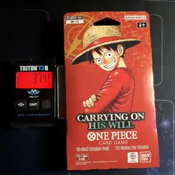 🔥SUPER HEAVY🔥 37.45G One Piece OP-13 CARRYING ON HIS WILL Booster Pack - Image 1