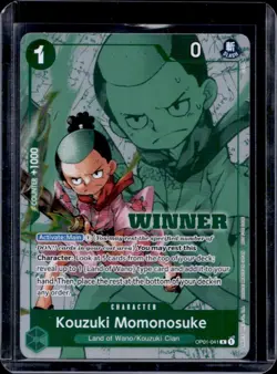 One Piece Winner Pack Kouzuki Momonosuke Promo Rare #OP01-041 - Image 1