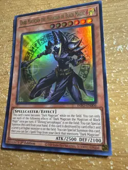 🔥 YUGIOH Dark Magician The Magician of Black Magic ULTRA RARE INFO-EN006 1ST ED - Image 3