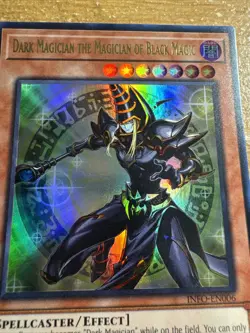 🔥 YUGIOH Dark Magician The Magician of Black Magic ULTRA RARE INFO-EN006 1ST ED - Image 4