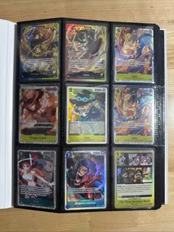 One Piece Card Collection! Binder Lot Alt Arts Leaders Sec - Image 1