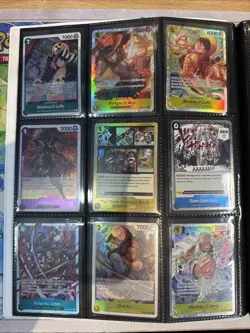One Piece Card Collection! Binder Lot Alt Arts Leaders Sec - Image 2