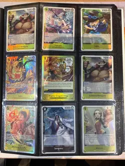 One Piece Card Collection! Binder Lot Alt Arts Leaders Sec - Image 3