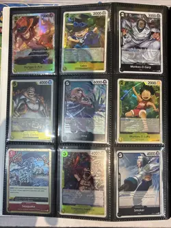 One Piece Card Collection! Binder Lot Alt Arts Leaders Sec - Image 4