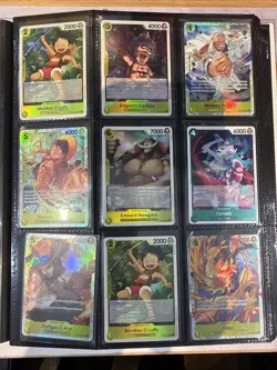 One Piece Card Collection! Binder Lot Alt Arts Leaders Sec - Image 5