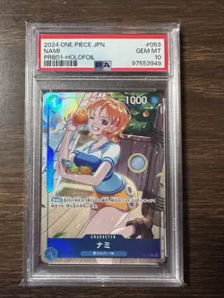 Nami 2024 One Piece JAPANESE PRB01 Holofoil #053 PSA 10 - Image 1