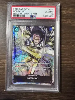 Borsalino 2023 One Piece OP02 Alternate Art - #114 - PSA 10 - Image 1
