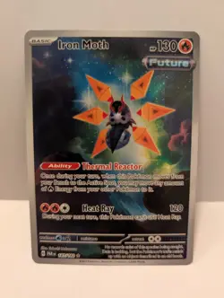 Pokemon Card TCG - Iron Moth 187/182 Illustration Rare Paradox Rift - Image 1