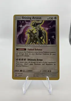 Pokemon Shining Arceus 57/73 Shining Legends Shiny Holo Rare Pokemon Card - Image 1