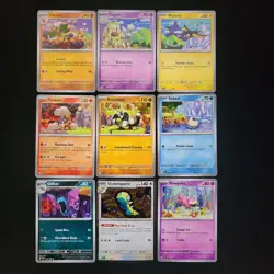 Pokemon Teeziro Picture Puzzle Set Connecting Art x9 Cards - Image 1