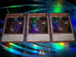 3x Aluber the Jester of Despia 1st Edition Ultra Rare RA02-EN016 Yu-Gi-Oh! - Image 1