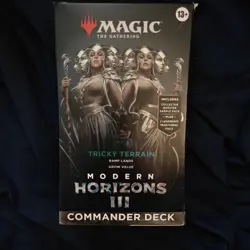 MTG Modern Horizons 3 TRICKY TERRAIN Commander Deck - 100 Card Deck - BRAND NEW - Image 1
