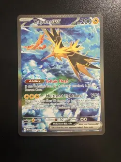 Zapdos Ex 202/165 Pokemon TCG Sv: Scarlet & Violet 151 Holo Card (Near Mint) NM - Image 1