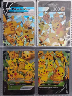Pikachu V-Union [Set of 4] SWSH: Sword & Shield Promo Cards Holo - Image 1