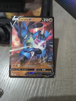 Pokemon LUCARIO V 146/264 Ultra Rare Holo Pokemon Card TCG Fusion Strike - Image 1