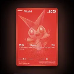 Pokemon Victini 171/086 Black Bolt Holofoil English Basic Card 2025 Fire Type - Image 1