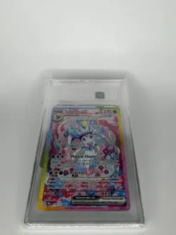 Sylveon EX Pokemon Card Prismatic Evolutions 156/131 TAG Gem Mint 10 - Image 3