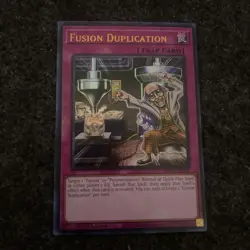 Yugioh x1 Fusion Duplication MP24-EN201 1st Ed Ultra Rare (Near Mint!) - Image 1