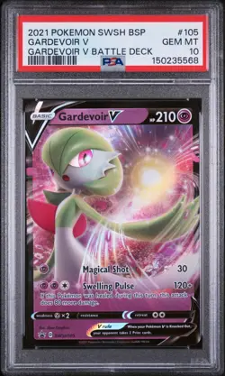 Gardevoir V SWSH105 - SWSH: Sword & Shield Promo Cards Holo (PSA 10) - Image 1
