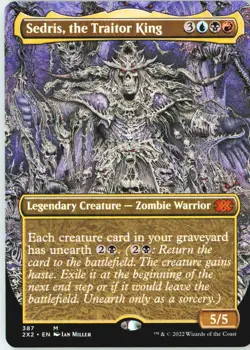 Sedris, the Traitor King (Borderless) 387 Mythic Double Masters 2022 Near Mint - Image 2