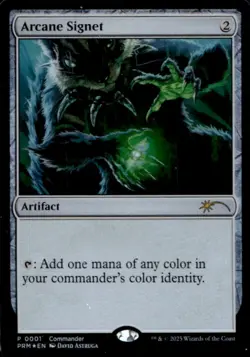2025 Magic MTG Final Fantasy Arcane Signet Commander Foil #001 - Image 1