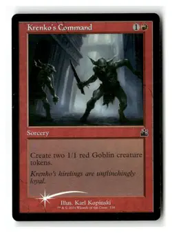 Krenko's Command (Retro Frame) 336 Ravnica Remastered MTG Foil LP - Image 1