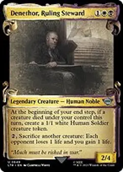 Denethor, Ruling Steward (LTR-649) - uncommon: (Showcase) Near Mint - Image 1