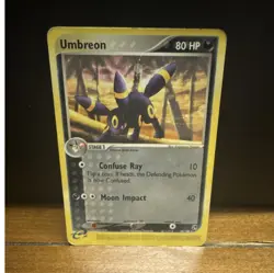 Umbreon 24/165 Expedition Base Set 2002 Reverse Holo Rare Stage 1 80 HP English - Image 1