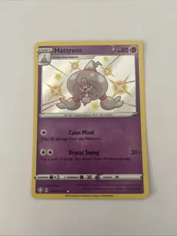 Hattrem SV055/SV122 Shining Fates Holo Baby Shiny Pokemon Card - Image 1