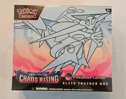 Chaos Rising POKEMON CENTER Elite Trainer Box ETB - Perfect Seal - Image 1