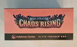 Chaos Rising POKEMON CENTER Elite Trainer Box ETB - Perfect Seal - Image 3