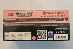 Chaos Rising POKEMON CENTER Elite Trainer Box ETB - Perfect Seal - Image 4