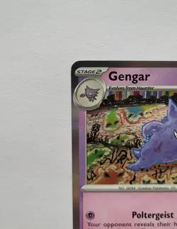 Pokemon Gengar Lot of 2 Holo 094/165 English & Japanese Tomokazu Komiya - Image 2