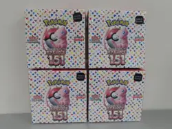 (4) Lot 2023 Pokemon Japanese Scarlet & Violet 151 Factory Sealed Booster Box - Image 1