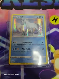 GLASTRIER 051/196 LOST ORIGIN POKEMON TCG CARD (HOLO RARE, NM) - Image 3