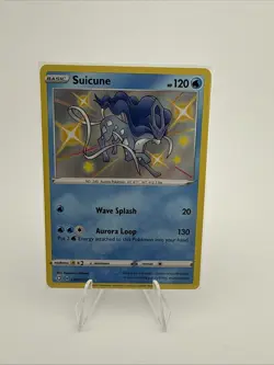 Suicune SV022/SV122 Shiny Rare Shining Fates Shiny Vault Pokemon Holo Near Mint - Image 1